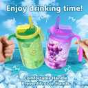 4 pcs Silicone Seal Universal Soda Can Lids with Handle, Foldable Straw,Rotating Tightening Ring without Pressing Leak-Proof & Carbonation Saver,Reusable Cover Cap for Beverage,Beer, (4 Colors) - Pack of 2