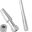 Ring Stretcher Tool Chrome Plated Steel Finger Wedding Band Resizer Tool Ring Stretcher Stretch and Enlarge Ring Mandrel Stretcher Enlarger Jewelry Ring Sizing Tool (Silver)