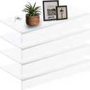Wire Shelf Covers, 32 * 16in, No Assembly Required, Non-Slip, Waterproof, Sturdy for Pantry and Wire Racks Organization, Sleek & Neat Appearance, Multiple, Easy to Clean, 32x16in