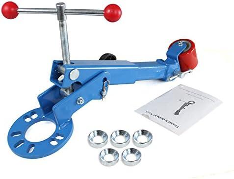 Smartxchoices Blue Steel Fender Roller Reforming, Flaring, Forming, Extending Wheel Arch Roller Lip Fender Rolling Tool Auto Body Shop Heavy Duty