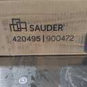 Sauder Select Multipurpose Bedroom Armoire Wardrobe Closet Pantry Storage Cabinet with Storage Drawers and Hanging Rail, in Soft White finish