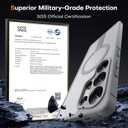 2 x TOCOL Magnetic for Samsung Galaxy S25 Ultra Case, Kickstand with Upgraded Full Camera Protection, Compatible with Magsafe, Drop Protection Slime Cover for Samsung Galaxy S25 Ultra 6.9-Inch (Gray)