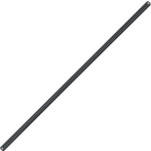48 inch Ceiling Fan Downrod , 4 FT Black Downrod for Ceiling Fan, 1 inch Outside Diameter, Ceiling Fan Extension Downrod, Ceiling Fan Boom Suitable for a Wide Range of Fans (Black, Not Threaded)