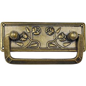4-Pack 2 1/2" Antique Brass Bail Drawer Pull Hanging Pulls Drop Swing Handles Cabinet Knob Hardware 64 mm 2.5" Centers (4)