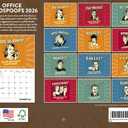 Retrospoofs Funny Office Calendar 2026 Monthly Wall Calender 12 Month | American Made In The USA
