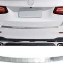 Rear Bumper Protector for Mercedes Benz GLC300 GLC43 2023-2026 Rear Bumper Guard - Matte Silver