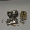 Schlage BE365 V CAM 619 Camelot Keypad Deadbolt, Electronic Keyless Entry Lock, Satin Nickel