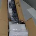 Upgraded 2-Pack 47in Black Long Modern LED Outdoor Wall Lights 3000K 4000K 5000K Dimmable Exterior Wall Sconce Outside Light fixtures for House Garage Front Door