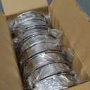 KUAYB 16packs English Muffin Rings Crumpet Rings 4 Inch Stainless Steel Double Rolled Tart Ring Nonstick Metal Round 4'' Ring Molds for Baking Cookies, Pancake