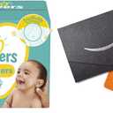 Pampers Baby Diapers Newborn/Size 1 (8-14 lb), 198 Count Swaddlers, ONE Month Supply (Packaging May Vary) x2 and Amazon.com Gift Card in a Mini Envelope