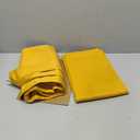 DONREN Gold Yellow Curtains for Bedroom - Blackout Thermal Insulated Curtain Panels with Rod Pocket (42 by 45 Inch,2 Panels) (42"W x 45"L (Pack of 2))