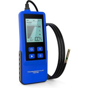 Automotive Transmission Fluid Tester Oil Analyzer Detector with Temperature Sensor, Gasoline & Diesel Gearbox Oil Diagnostic Tool with 31.5in Hose 2.8in Backlight Display (T20)