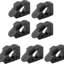 Rubber Clamp Mounting Kit Quick-release Shovel Holder for 1-1/5 to 1-1/2 Diameter Tools, Install on UTV, ATV, Truck Trailer, RV