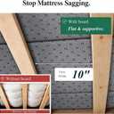 LAVEVE Heavy Duty Bunkie Board Full Size 54'' x 75'', Anti-Slip Bed Slat