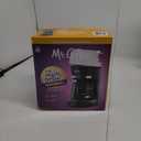 Mr. Coffee Programmable Coffee Maker 5 Cups with Auto Pause Glass Carafe Compact Design Black