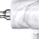 Fox Run 8648 Marble Rolling Pin and Base with Aluminum Handles, 2.5 x 17.5 x 3 inches, White