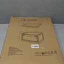 Foldable Camping Storage Box with Lid, 30L Collapsible Toy Storage Bin with Bamboo Cutting Board and Door, Stackable Storage Crate Organizer for Car Trunk, Picnic, Camping, Home, Dorm