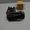 Cbebew 19.5Ft Halloween Pathway Lights Outdoor, Halloween Decor Candle Lights with 10 C18 Flame Bulbs and Black Blood Tears Stakes, Plug in Walkway Decoration Lights for Lawn Yard Garden Party Decor