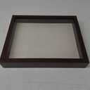 Americanflat 11x14 Shadow Box Frame with Shatter-Resistant Glass - Silhouette Collection - Large Shadow Box Display Case for Tabletop and Wall Display - Mahogany with Soft Felt Back