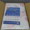 GarveeHome Pink and Blue Bow Rugs for Bedroom Girls, Washable Rug 5x7 for Living Room with Soft Low Pile, Floral Pink 5x7 Area Rugs for Dining Room Nursery Kid Playroom Dorm Office Bow Decor