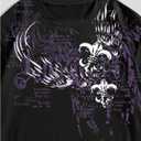 SOLY HUX Men's Graphic T Shirts Short Sleeve Crew Neck Tees Gothic Tops Streetwear (M)