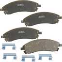 Bendix Premium SBC1019 Ceramic Front Brake Pads for Cadillac CTS 2007-2006, SRX 2009-2004, STS 2008-2005, Pontiac Bonneville 2005-2004