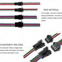 560 Pcs 2.54mm Pitch 2 3 4 5 Pin JST SM Connectors Male/Female Plug Housing Pin Header Crimp Terminals Assortment Kit
