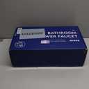 2 Handle Shower Faucet Set with Tub Spout Bathtub Shower Faucet Combo Set Shower System Complete Tub and Shower Trim Kit Matte Black Wall Mounted Shower Fixtures