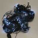 Dazzle Bright 300 LED Christmas String Lights, 100 FT Connectable Waterproof String Lights Green Wire with 8 Modes, Christmas Decorations for Indoor Outdoor Xmas Party Yard Garden (White)