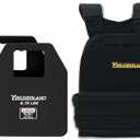 15lb/21lb Weighted Vest for Men and Women with Weight Vest Plates, Weight Vest for Strength and Endurance Training, Workouts, Running, Walking (8.75LB Plate, Black)