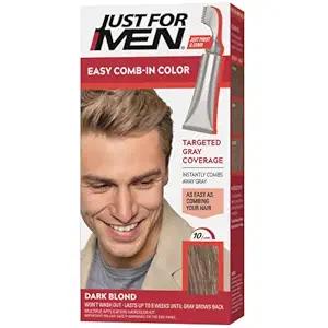 Just For Men Easy CombIn Color Mens Hair Dye, Easy No Mix Application with Comb Applicator  Dark Blond, A15, Pack of 1