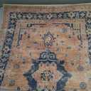 Hallway Washable Runner Rug - 2x7 Kitchen Rugs Entryway Rug Runner Vintage Soft Floor Mat Non Slip Indoor Farmhouse Carpet for Bathroom Living Room Bedroom (2 X 7, Orange)