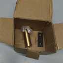 Windproof Magnetic Door Stoppers No Drilling Door Stop Strong Magnet Keep Door Open Door Catch Holder Wall Protect with Screws and Adhesive, Matte Gold, 1 Pack