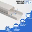 3" 10Ft Mini Split Line Set Cover with Flexible Duct for Protect AC Pipe