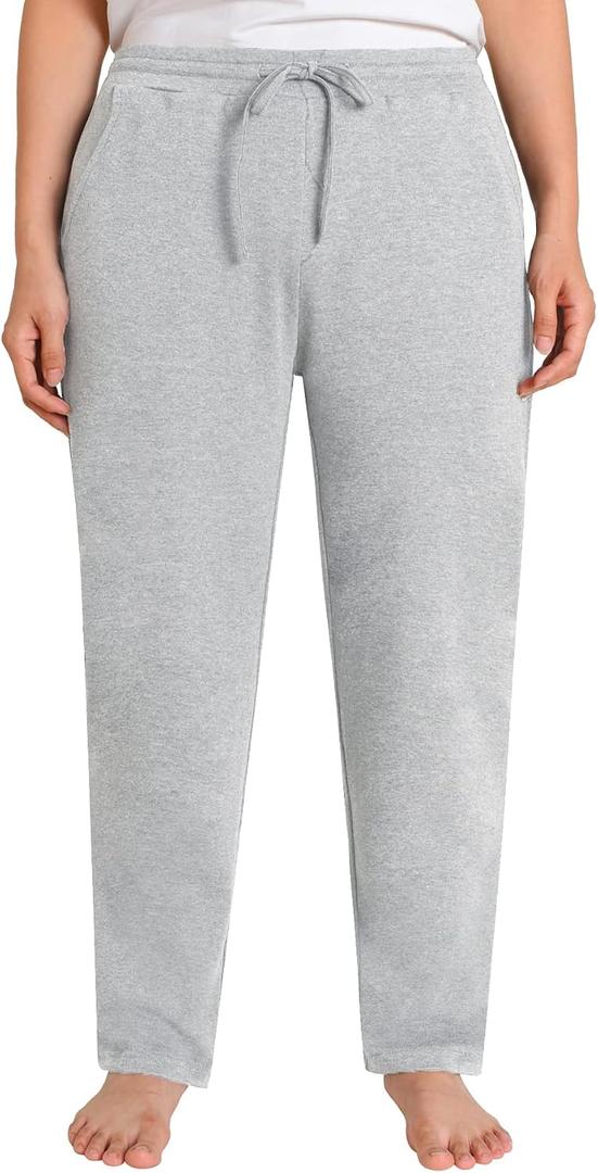 Weintee Women's Plus Size Cotton Knit Pants with Pockets Size: 3X-Large Plus