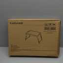 Bed Tray Table Breakfast Trays Serving Tray Bamboo Bed Laptap Floding Legs with Handles and Phone Holders