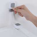 YEYA Upgraded No Drill Furniture Wall Anchor for Baby Proofing, Child Safety Cabinet Strap Locks 4 Pack White