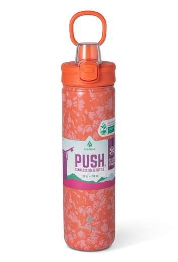 MANNA PUSH STAINLESS STEEL BOTTLE 26OZ