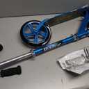 Razor A5 Lux Kick Scooter for Kids Ages 8+ - 8" Urethane Wheels, Anodized Finish Featuring Bold Colors and Graphics, for Riders up to 220 lbs