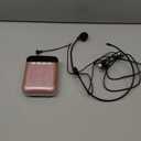 Portable Voice Amplifier for Teachers with Bluetooth, 2400mAh Rechargeable Headset Microphone Amplifier and Waistand,Portable Meagaphone Speaker Mic for Teachers,Tour Guides,Classroom,Yoga(Rose) (1Pcs Rose Gold)