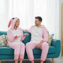 Adult Onesie Halloween Costume Unisex Animal Pajamas Cosplay One Piece Sleepwear for Women and Men (M)