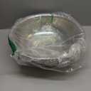 4 Pcs Stainless Steel Mixing Bowl Nesting Metal Prep Salad Bowl Extra Large Basin Salad Basin with Deeper Edge, Mirror Finish for Home Cooking or Commercial, Dishwasher Safe, Silver (13 Inch 8 Qt)