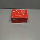 CT CRAFT LLC Red Snowflake Christmas Tree Topper Bow 11" with 4 Ribbon Streamers x 3 Yards Long Each for Holidy Elegant Fancy Home Dcor Indoor