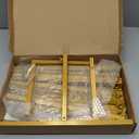 Wedding Arch 6.6FT x 6.6FT Square Backdrop Stand Gold Metal Balloon Arch Stand for Ceremony Wedding Arches for Ceremony Birthday Party Bridal Shower Anniversary Decoration