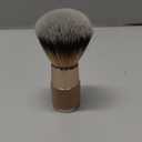 Bambaw - Synthetic Shaving Brush Rose Gold | Vegan Shaving Brush | Razor Bumps Treatment for Women | Shaving Brush in Metal for Ingrown Hair and Razor Burn Treatment| Pre Shave Exfoliator for Women