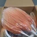 Giant flowers for decoration with stand,Floor standing oversized large organza flowers Decor,Giant artificial flowers for Wedding Decorations,Shop Window Display,Banquet,garden party(Champagne)