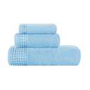 GLAMBURG Ultra Soft 3 Pack Cotton Towel Set, Contains a Bath Towel 28x55 inch, a Hand Towel 16x24 inch & a Wash Coth 12x12 inch, Ideal Everyday use, Compact & Lightweight - Black