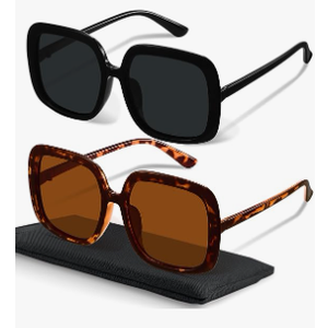 miyya Oversized Polarized Sunglasses Women, Trendy Retro Sun Glasses for Women 2025, Oversized Shades
