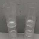 Amazing Abby - Probity - 16-Ounce Plastic Tumblers (Set of 6), Drinking Glasses, Reusable Cups, BPA-Free, Shatter-Proof, Dishwasher-Safe (Made of Plastic, NOT Glass)