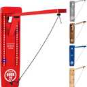 GoSports Hook 21 Wall Mounted Ring Swing Game with Foldable Arm - Play Indoors or Outdoors
